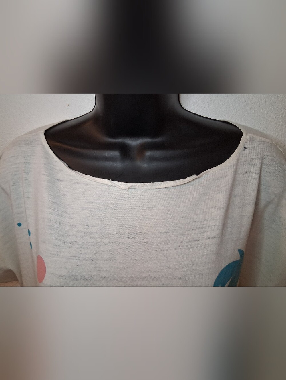 VTG 80s OP Ocean Pacific Flamingo Beach One Size T-Shirt Retro Surf Beach Distre - Picture 2 of 11